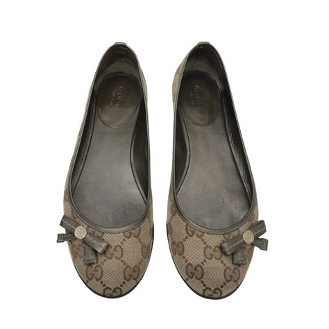 gucci ballerina kids|Children's GG ballet flat with bow .